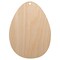 Egg Solid Unfinished Craft Wood Holiday Christmas Tree DIY Pre-Drilled Ornament